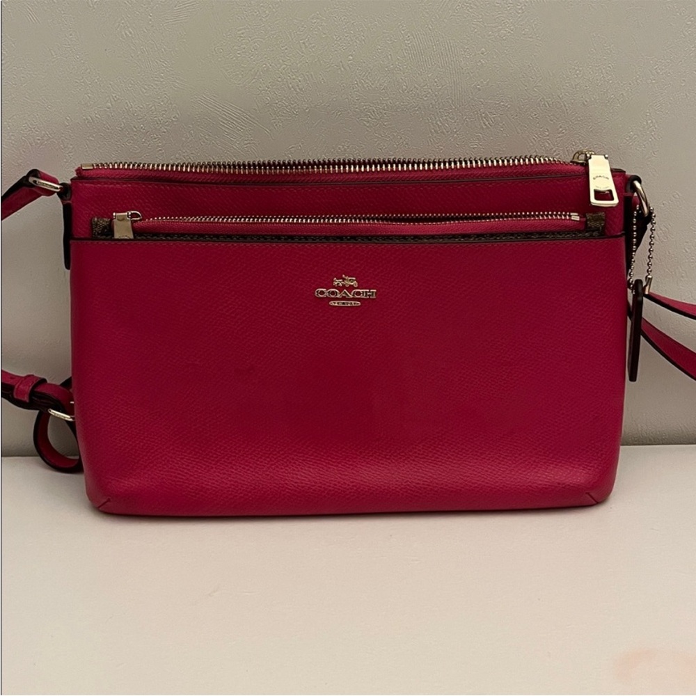 Coach Bright Pink Crossbody Bag